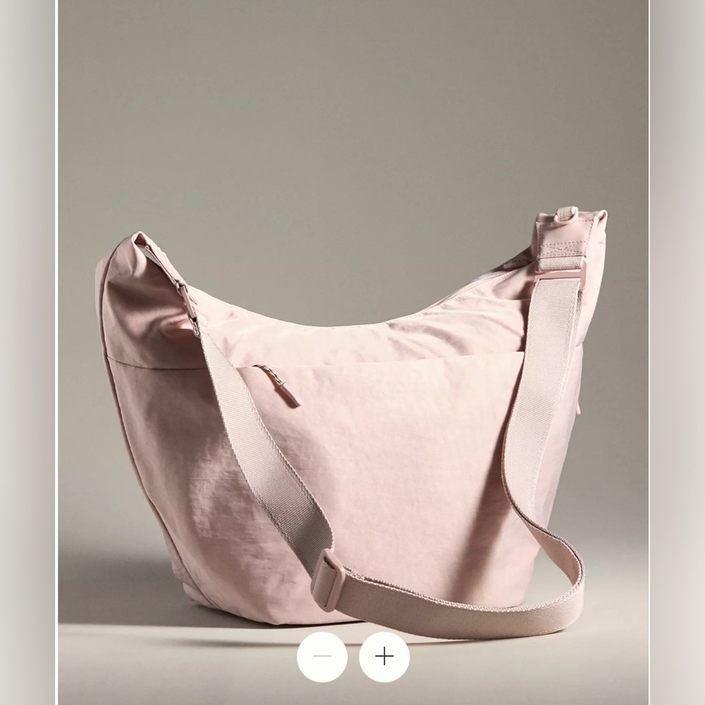 BEIS Pink Crescent Catchall Sling Bag 🆕